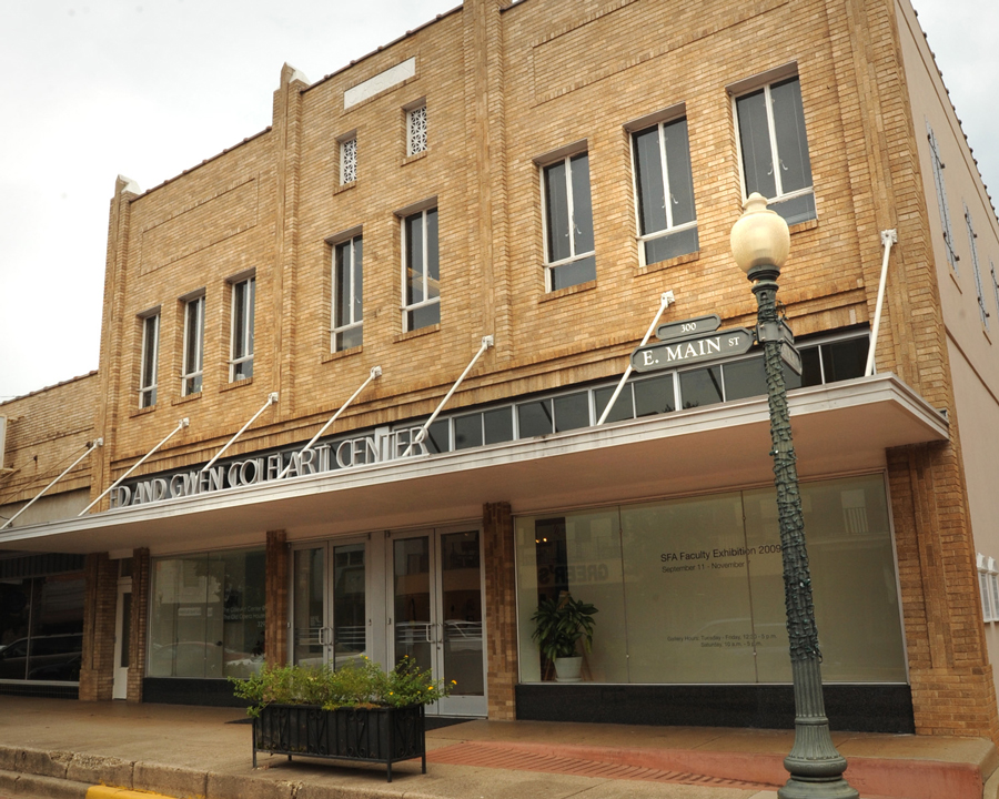The Cole Art Center in downtown Nacogdoches, Texas