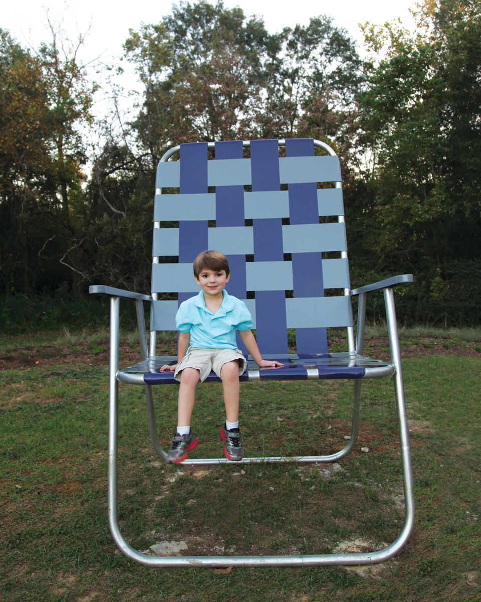Ab's Chair by Jeffie Brewer is located on Banita Creek Trail in Nacogdoches