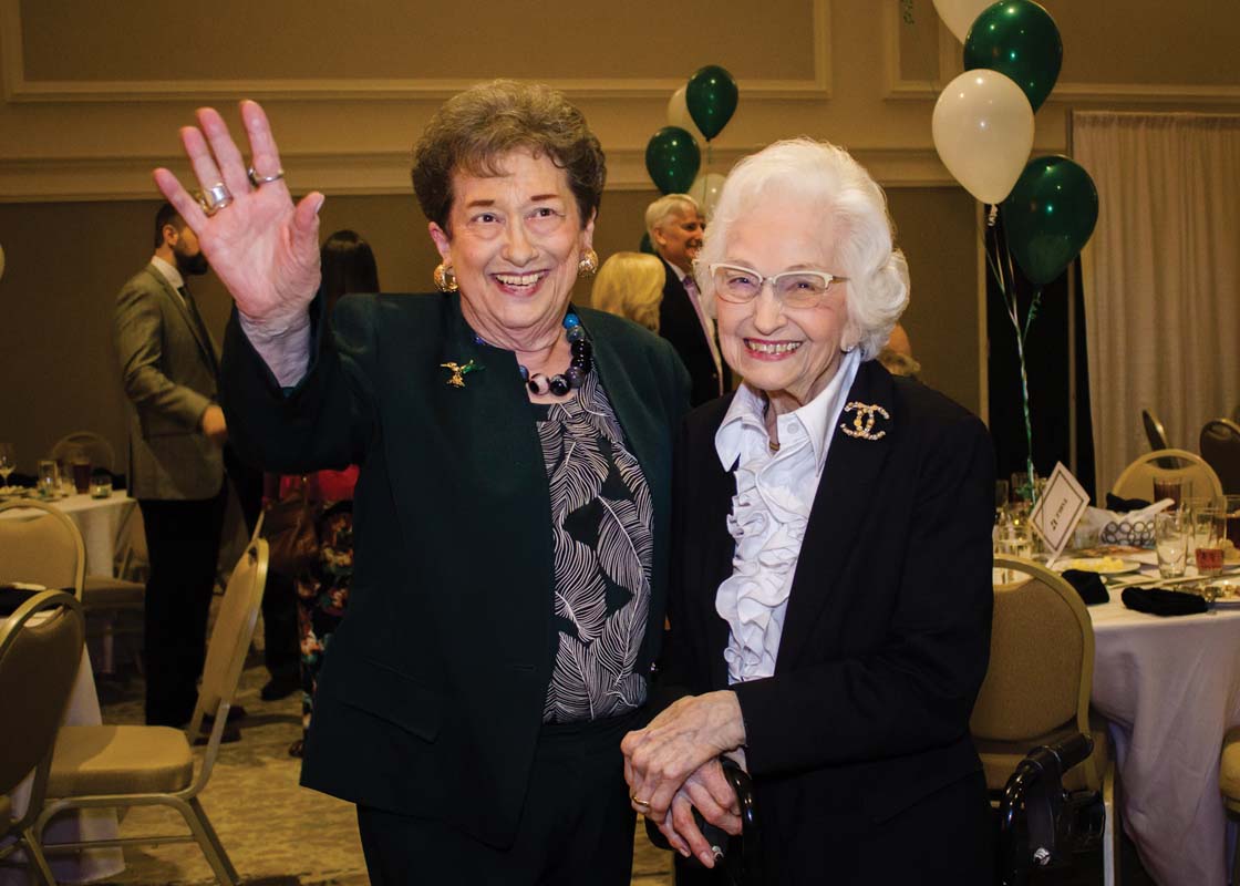 Betty Shinn and Joyce Swearingen are past recipients of the Chamber's Citizen of the Year Award. 