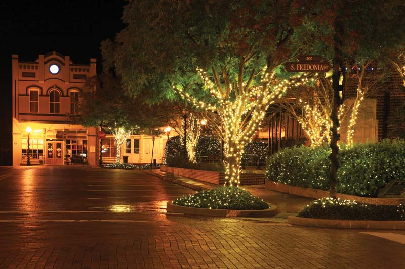 Downtown Nacogdoches at Night